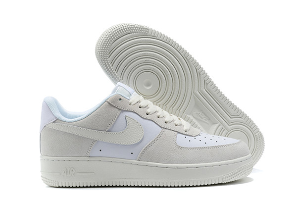 Women's Air Force 1 Low Top Gray/White Shoes 088
